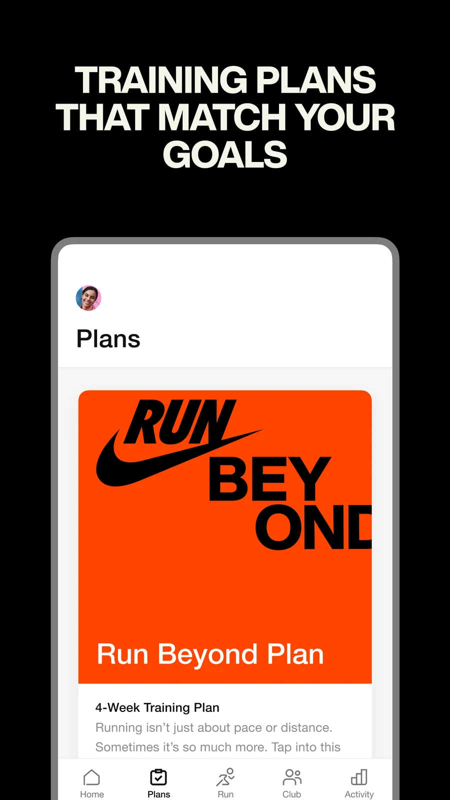 Nike Run Club: běžecké tréninkové plány
