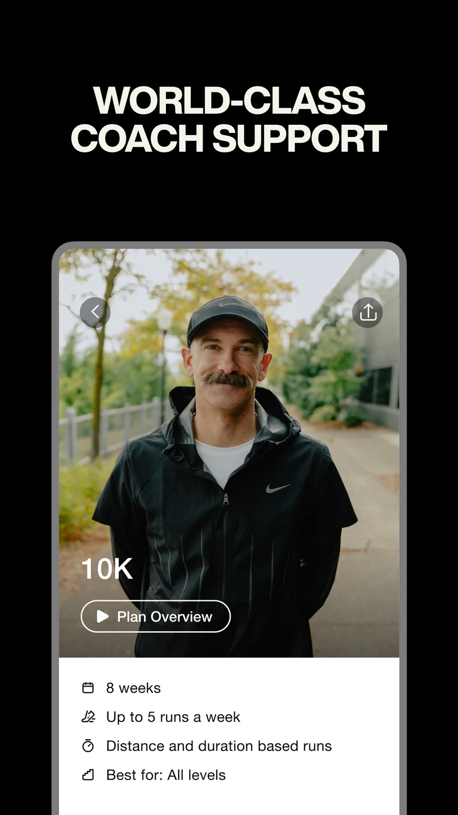 Nike Run Club: podpora trenérů