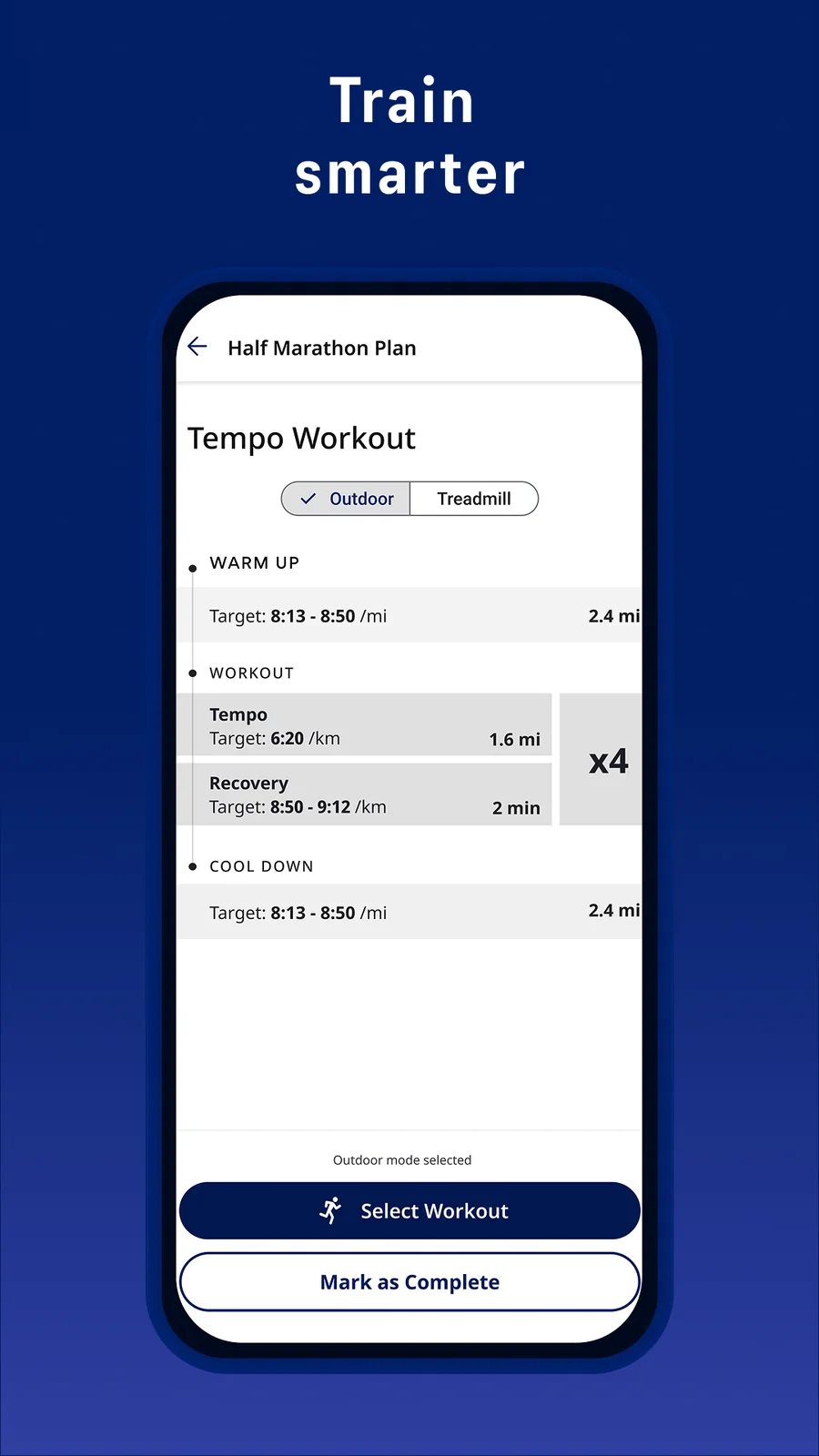 ASICS Runkeeper: tempový trénink