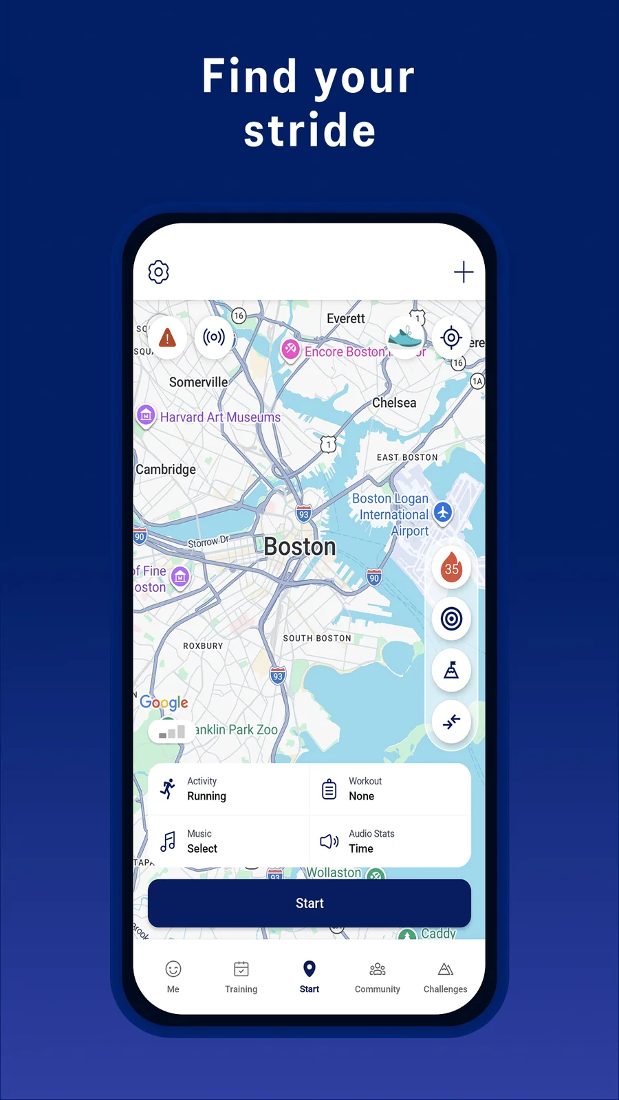 ASICS Runkeeper: záznam běhu na mapě