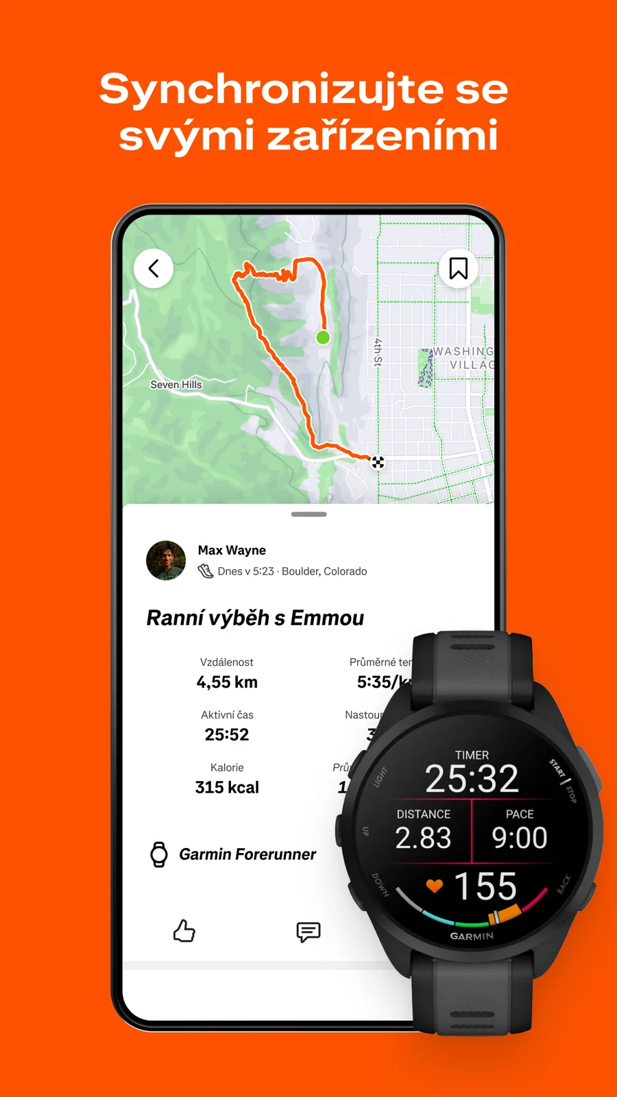 Strava: propojení sportovních zařízení