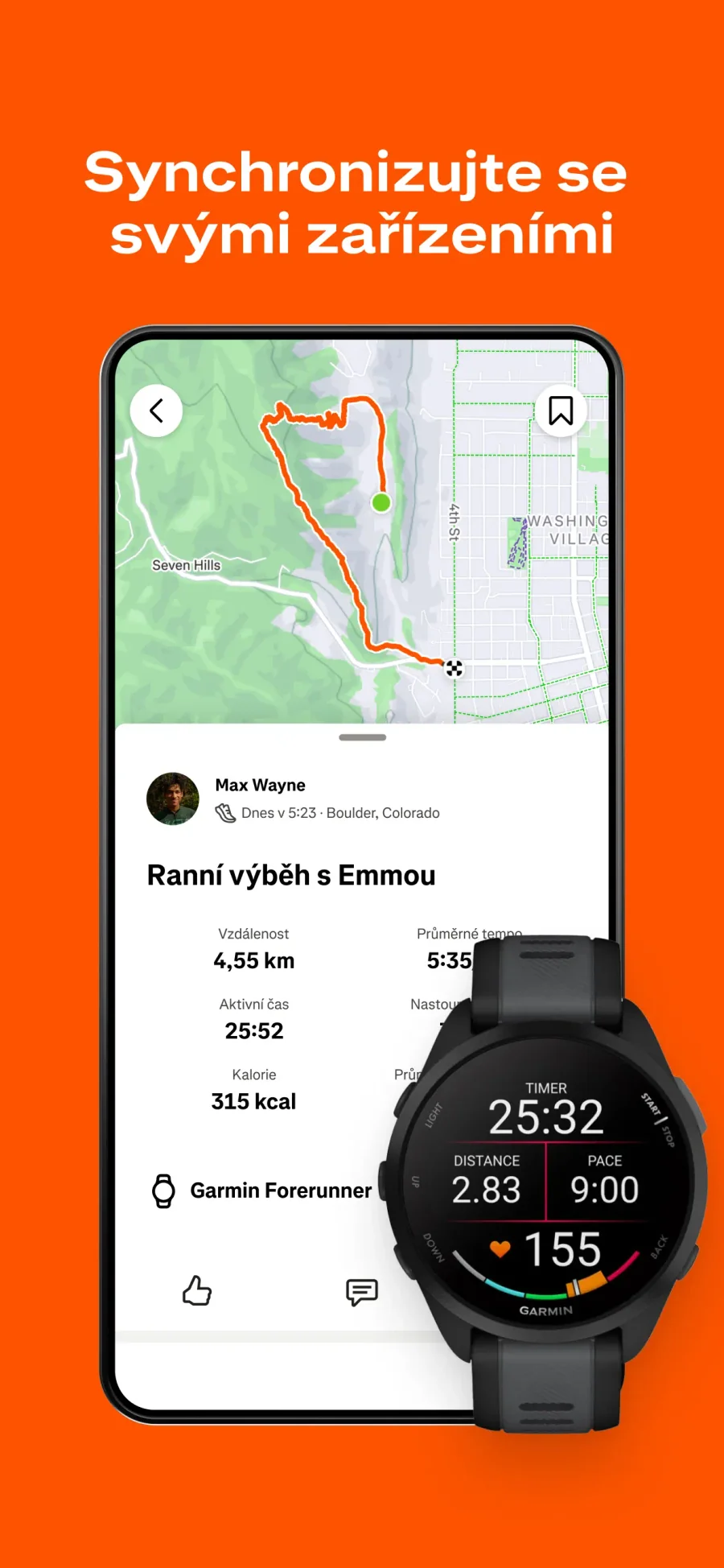 Strava: propojení sportovních zařízení