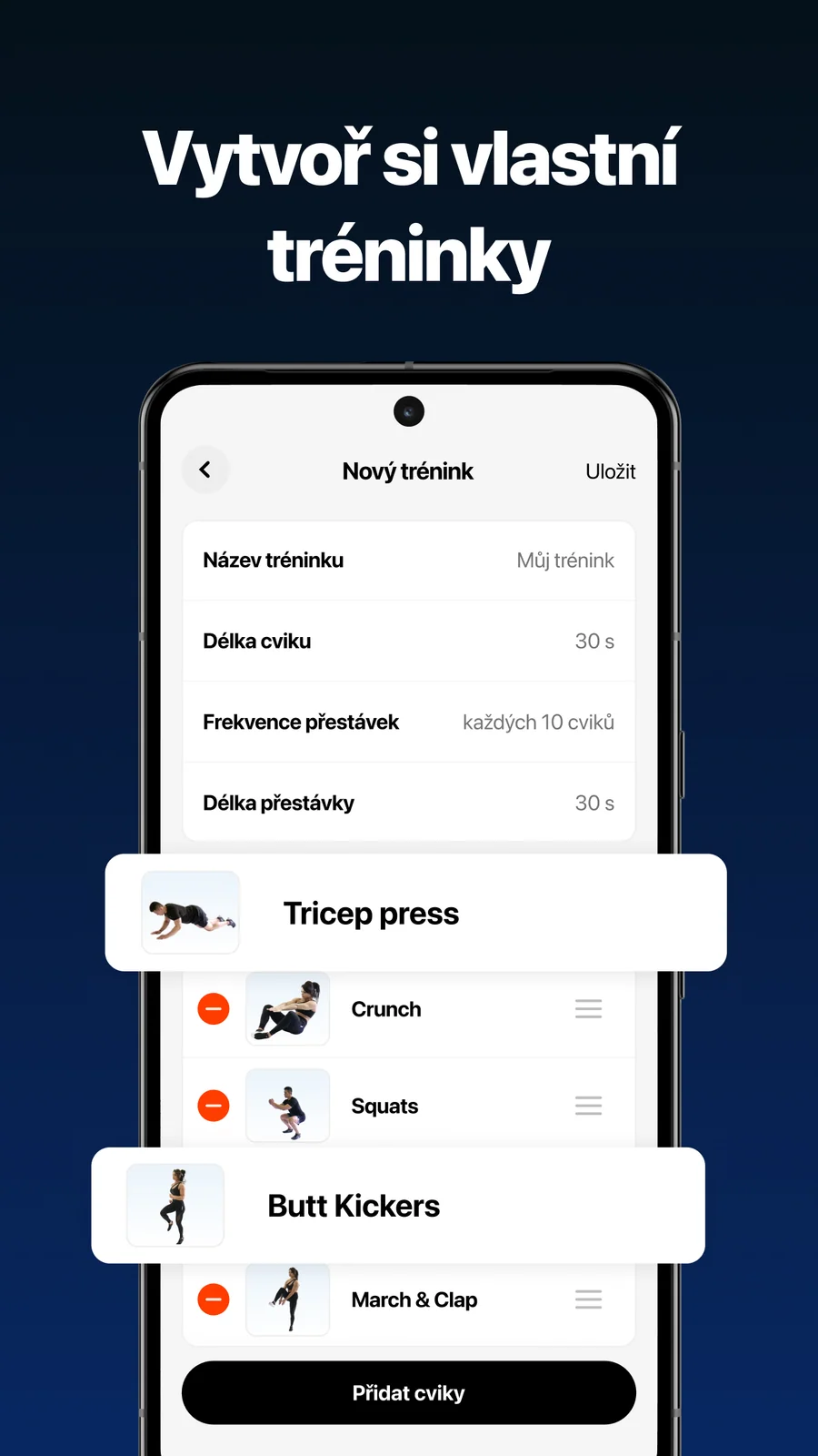 Fitify: sestavení vlastního tréninku