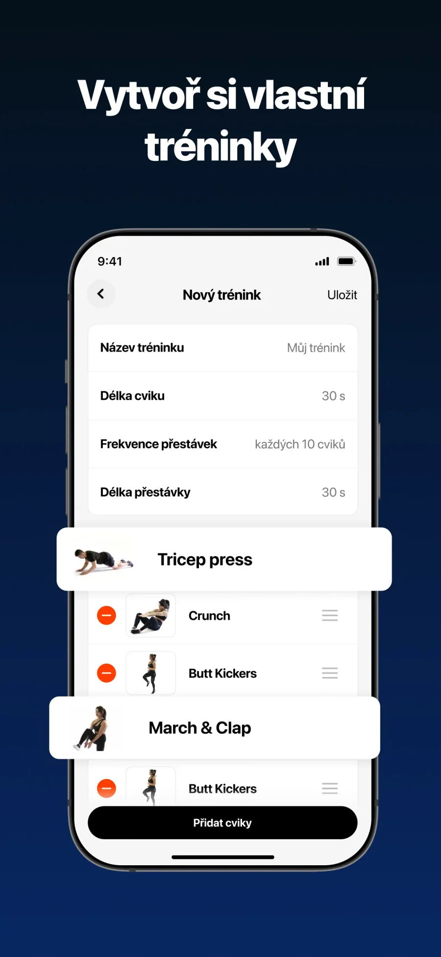 Fitify: sestavení vlastního tréninku