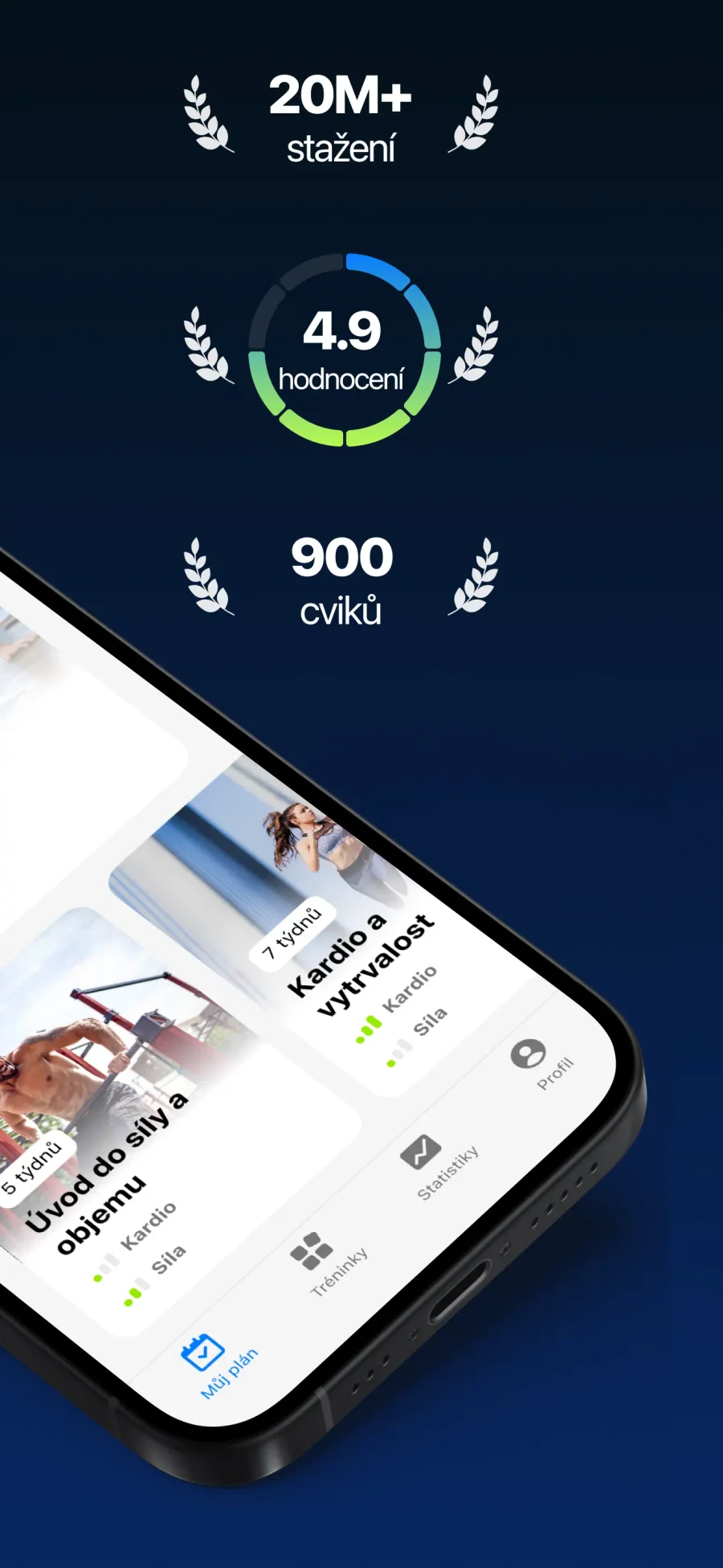 Fitify: ukázka cvičebního programu