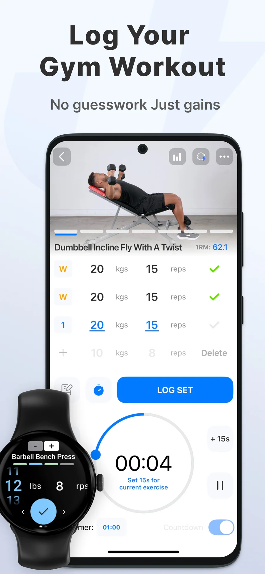 JEFIT: zápis cviku a sérií