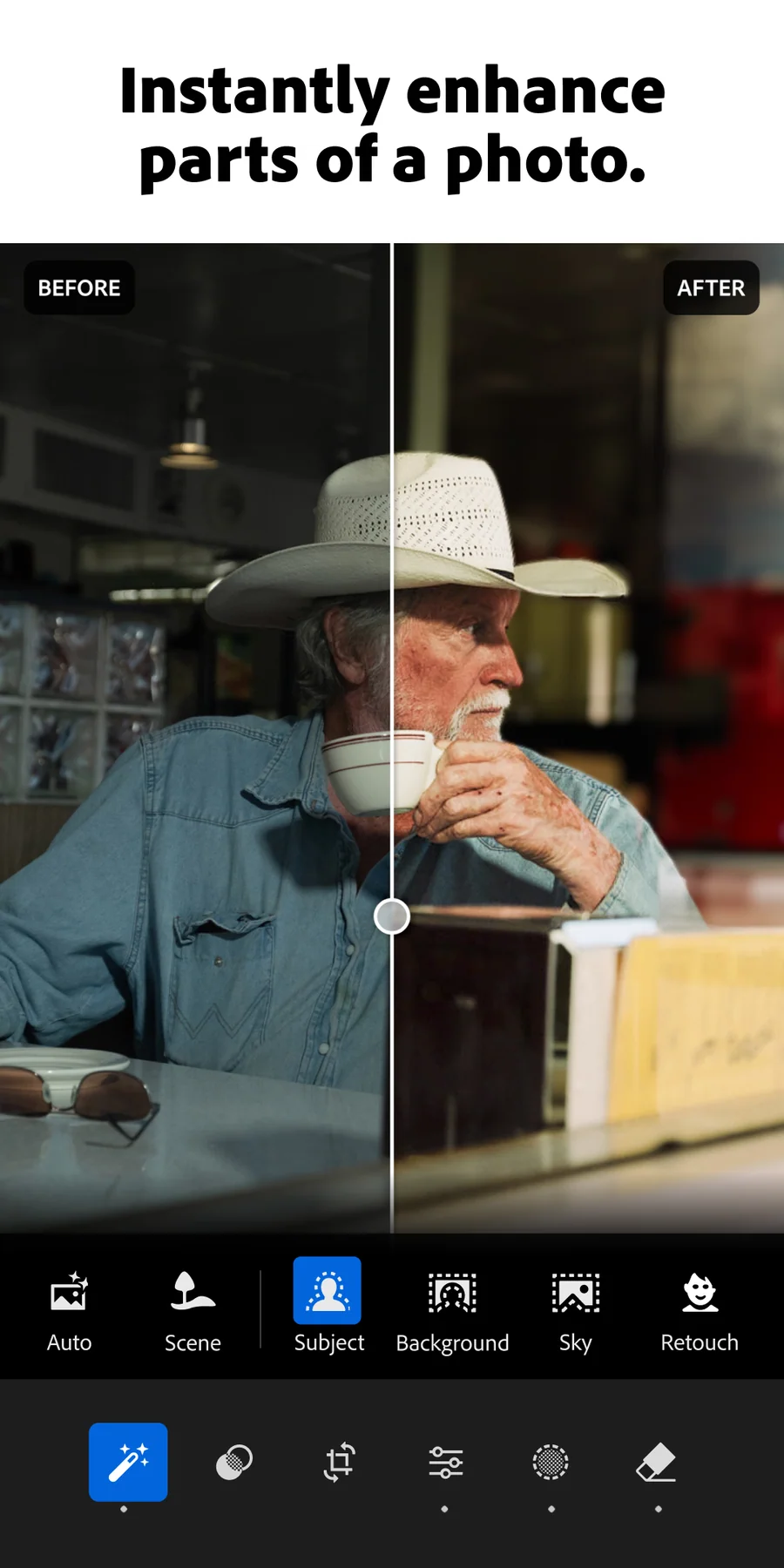 Adobe Lightroom: maskování částí fotografie