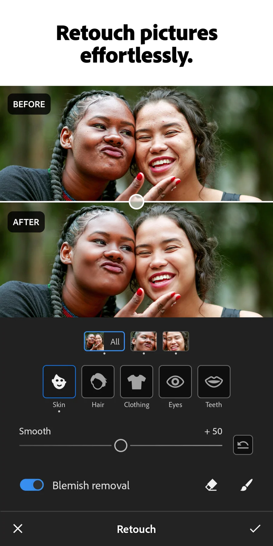 Adobe Lightroom: retušování portrétu