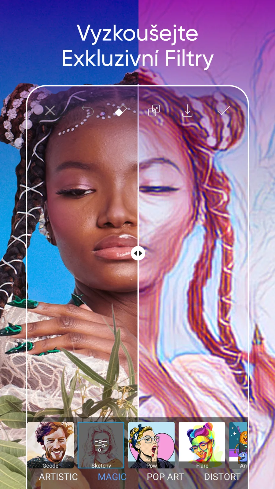 Picsart: fotografické filtry