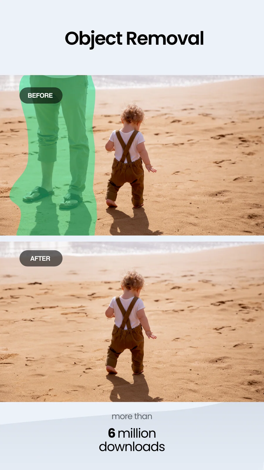 TouchRetouch: odstranění rušivého objektu