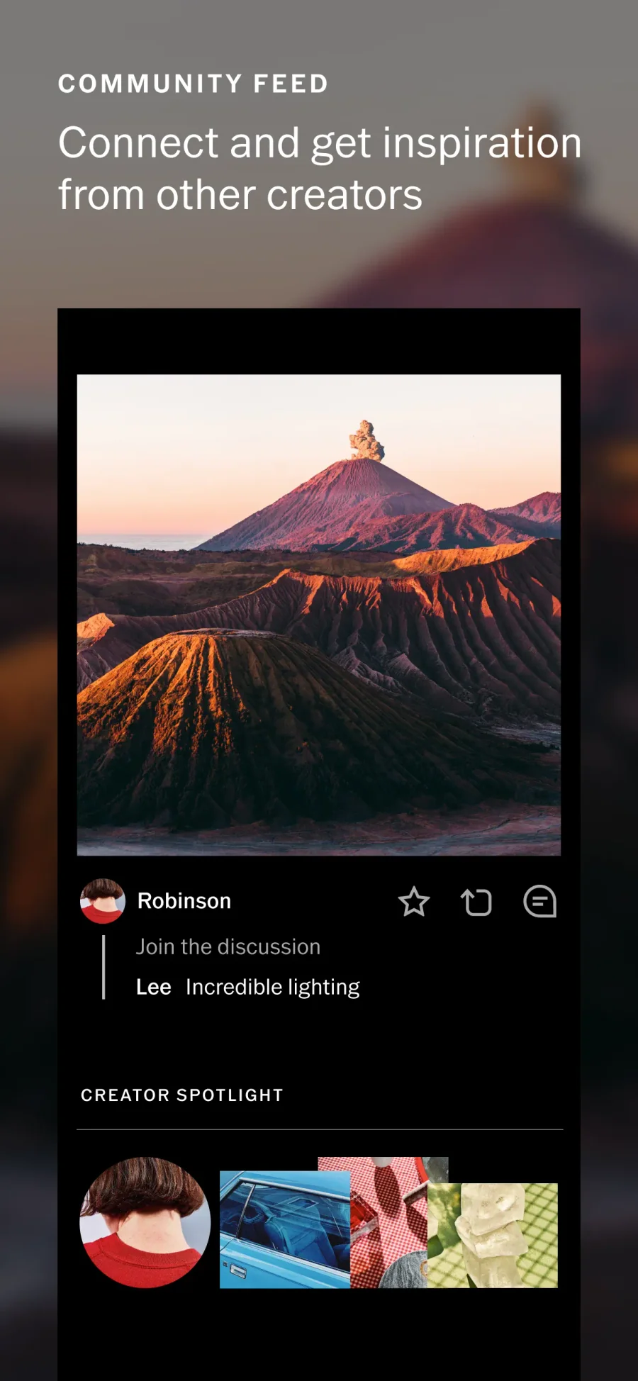 VSCO: fotografie ostatních tvůrců