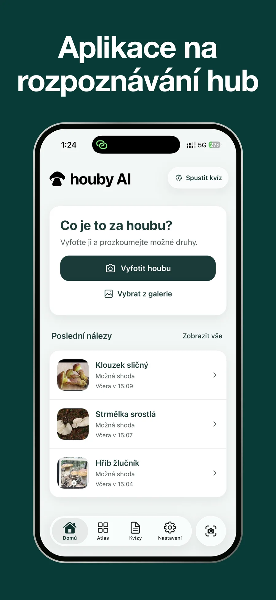 Houby AI: přehled posledních nálezů