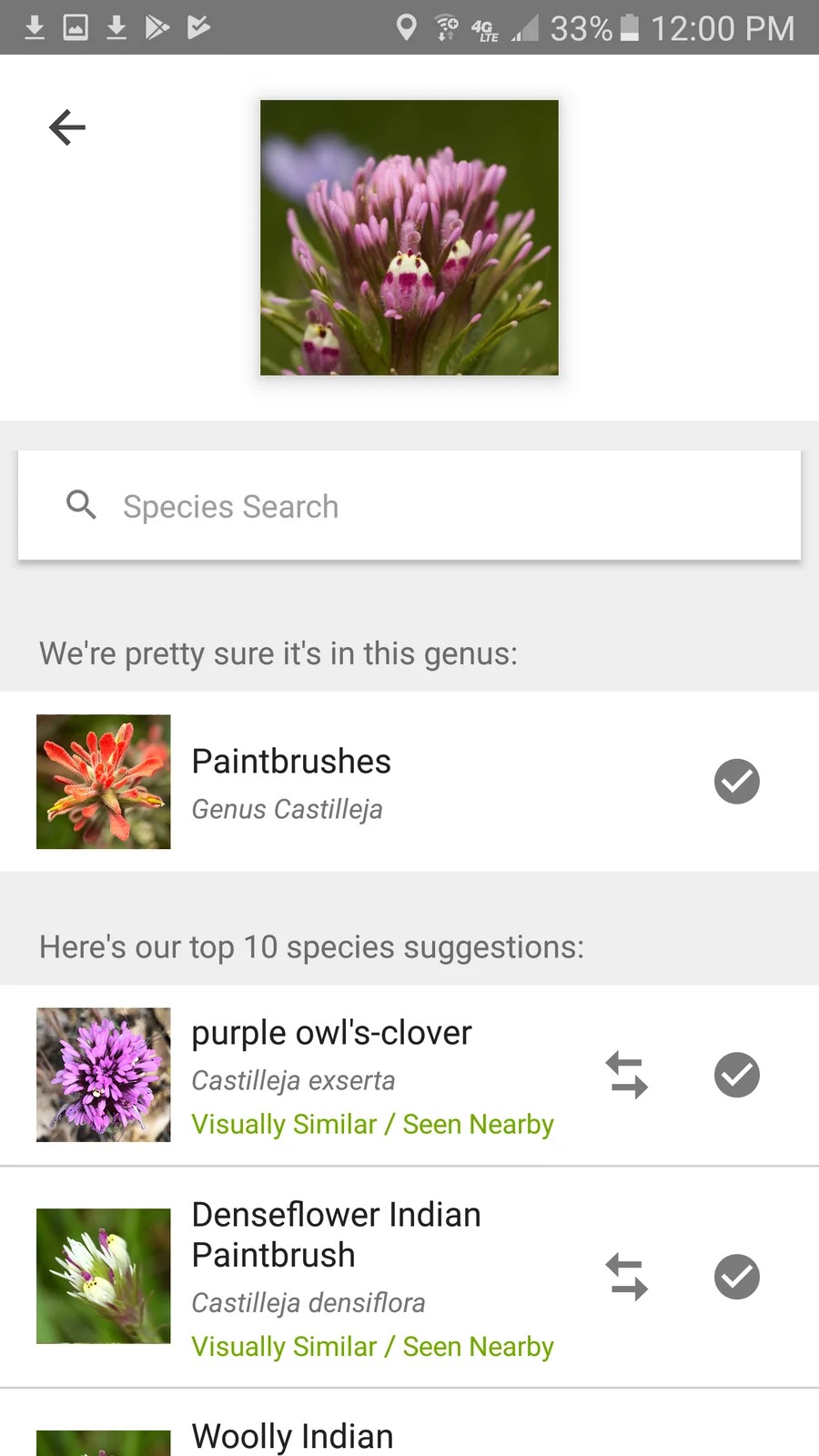 iNaturalist: návrhy určení druhu