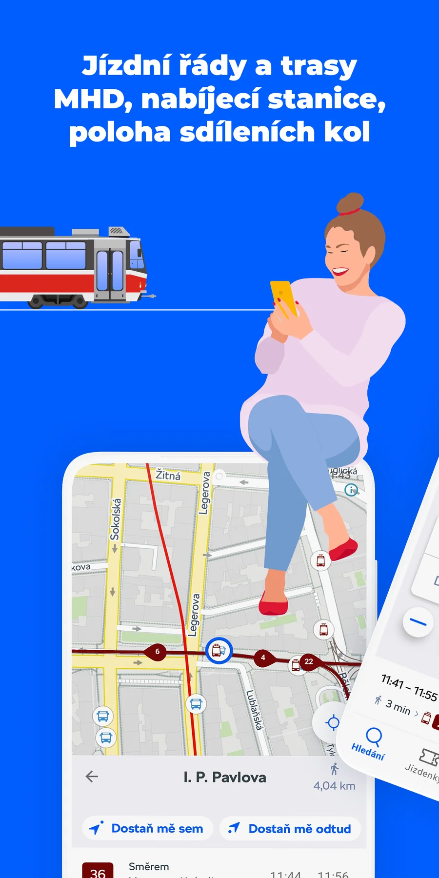 Citymove: trasy MHD a další doprava