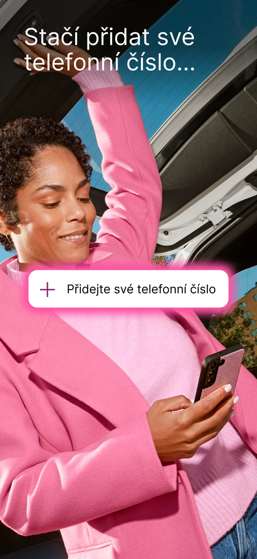 EasyPark: registrace telefonního čísla