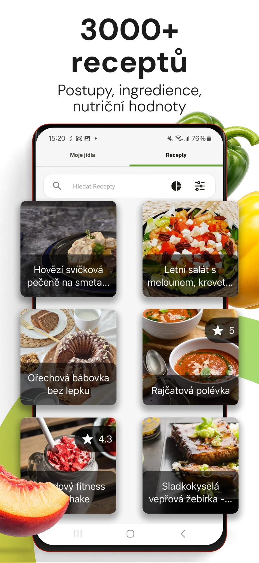 Kalorické Tabulky: recepty a nutriční hodnoty