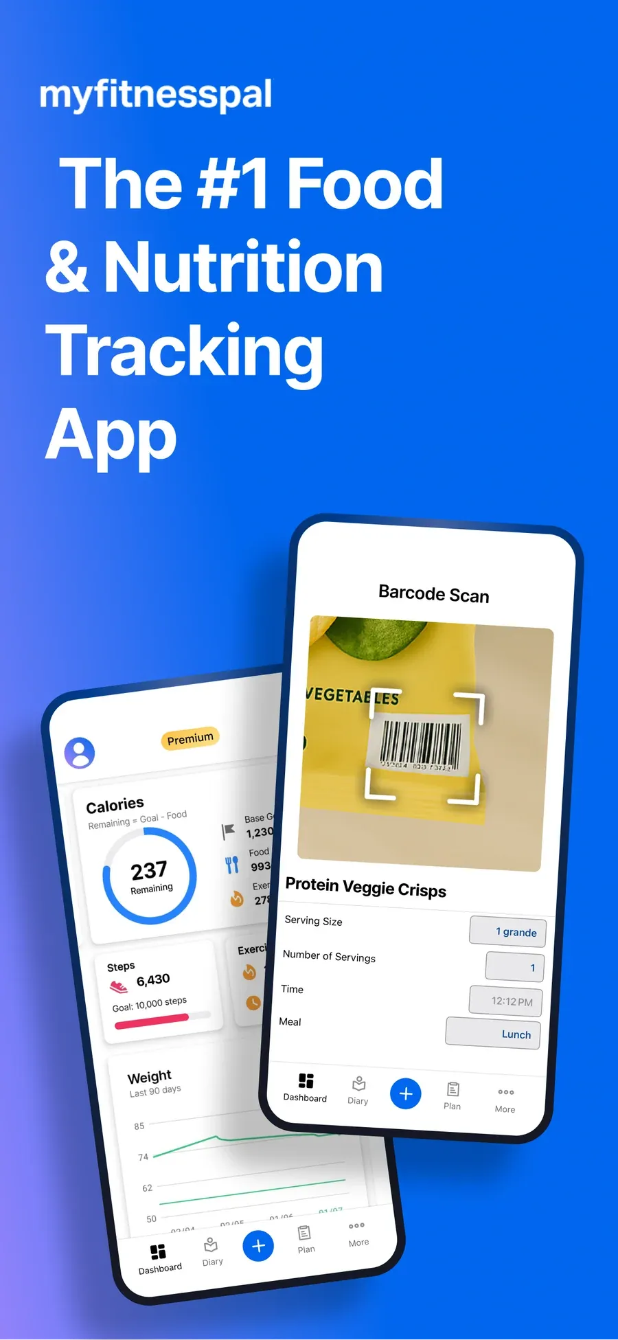 MyFitnessPal: přehled kalorií a skener