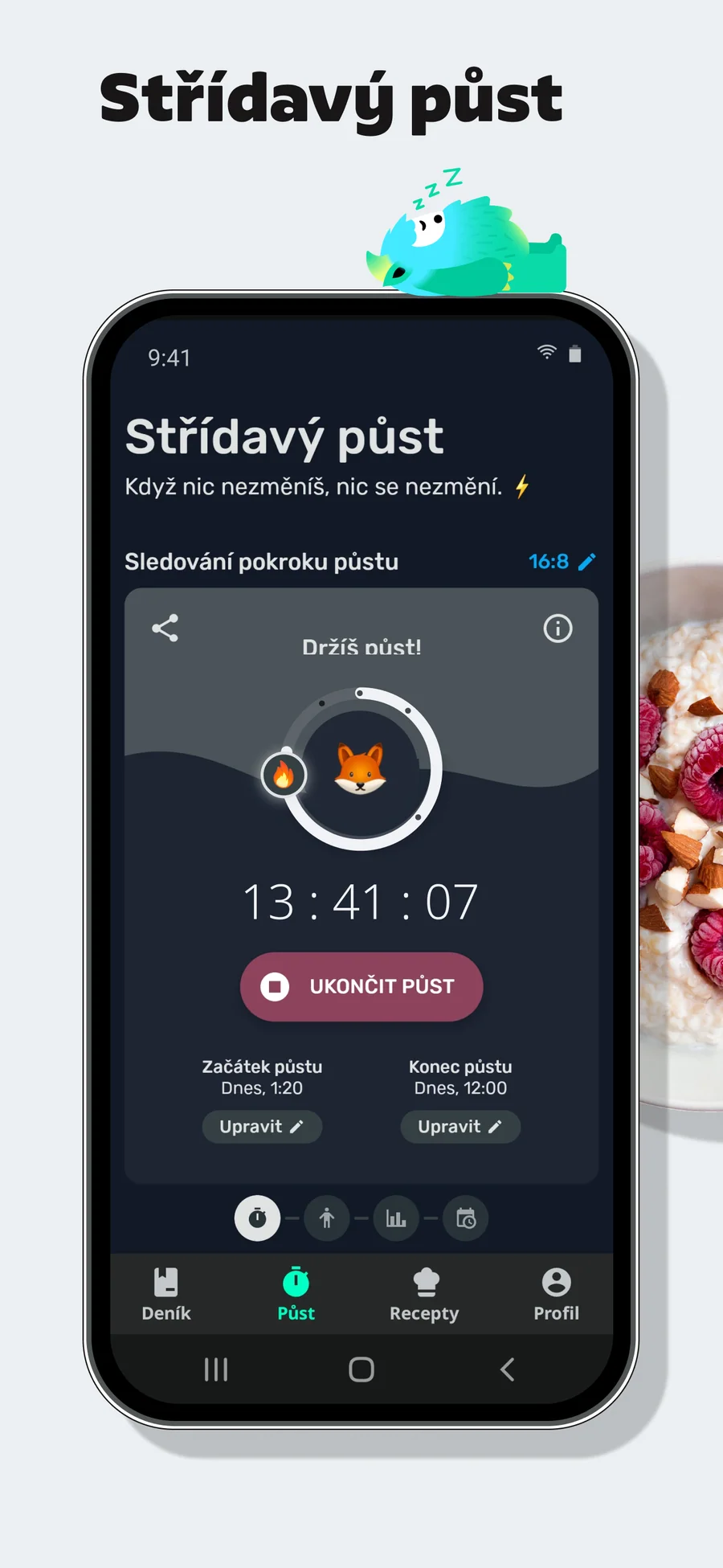 YAZIO: časovač půstu