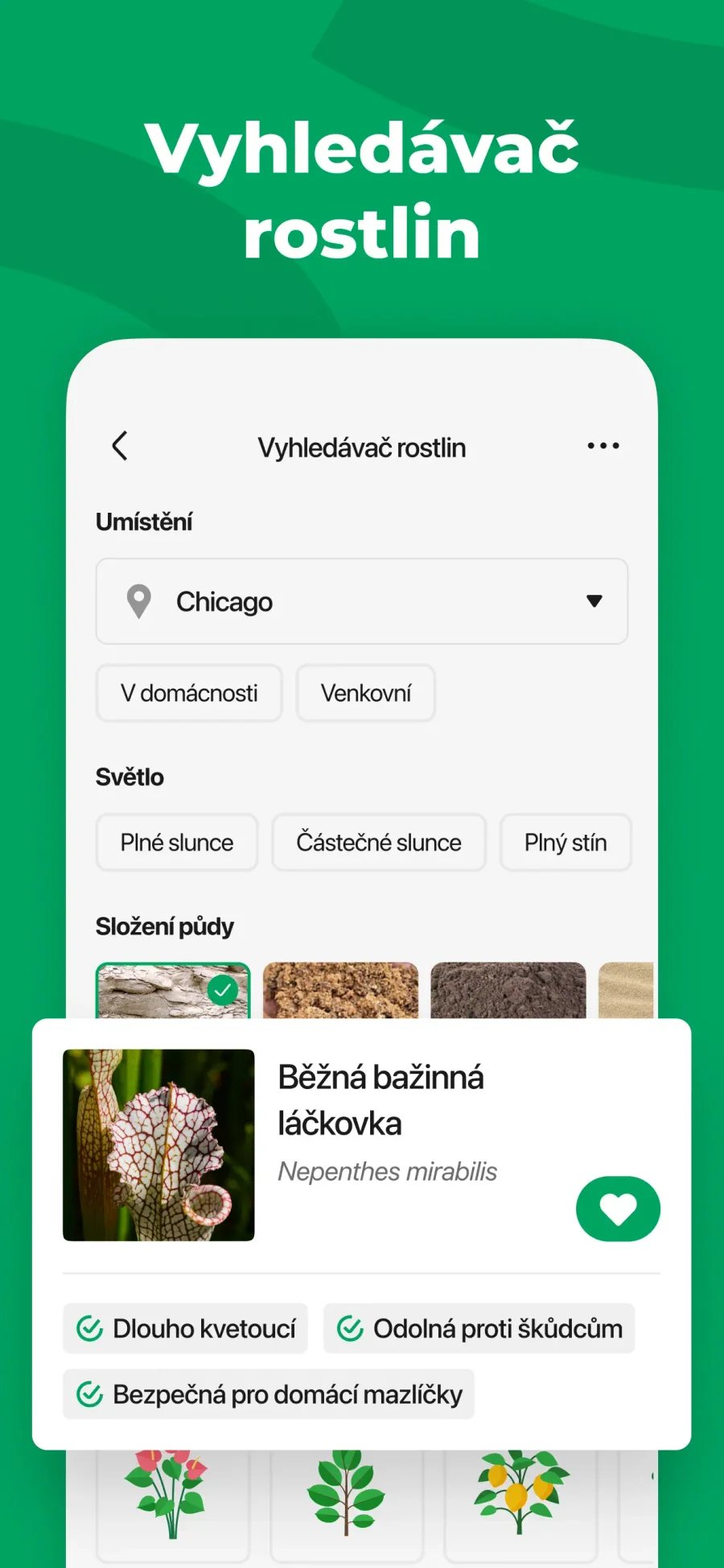 PictureThis: vyhledávač rostlin