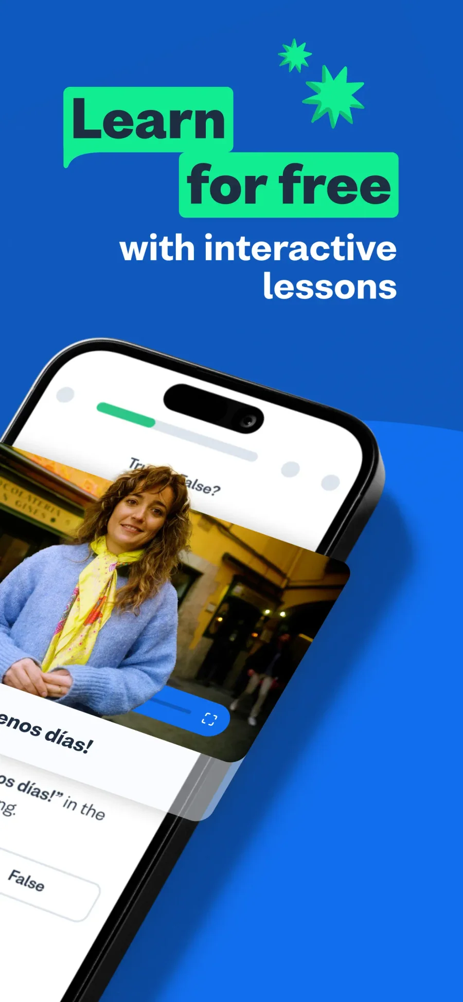 Busuu: interaktivní videolekce