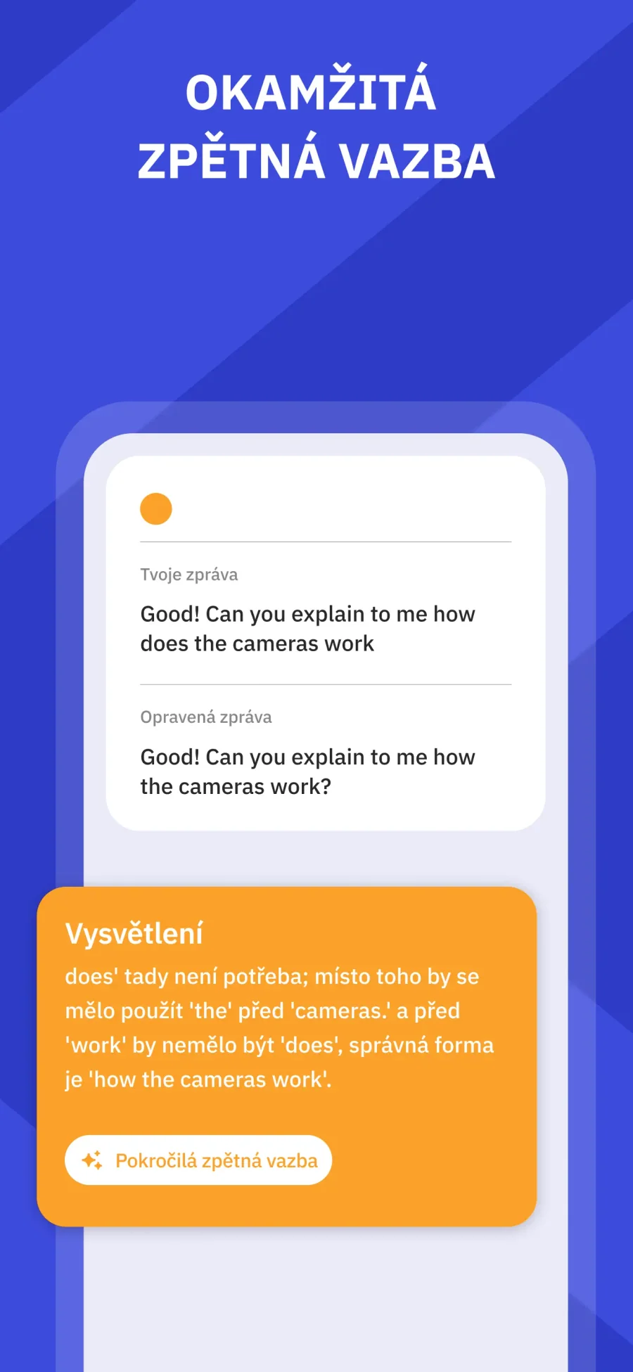 Talkpal: oprava a vysvětlení chyby