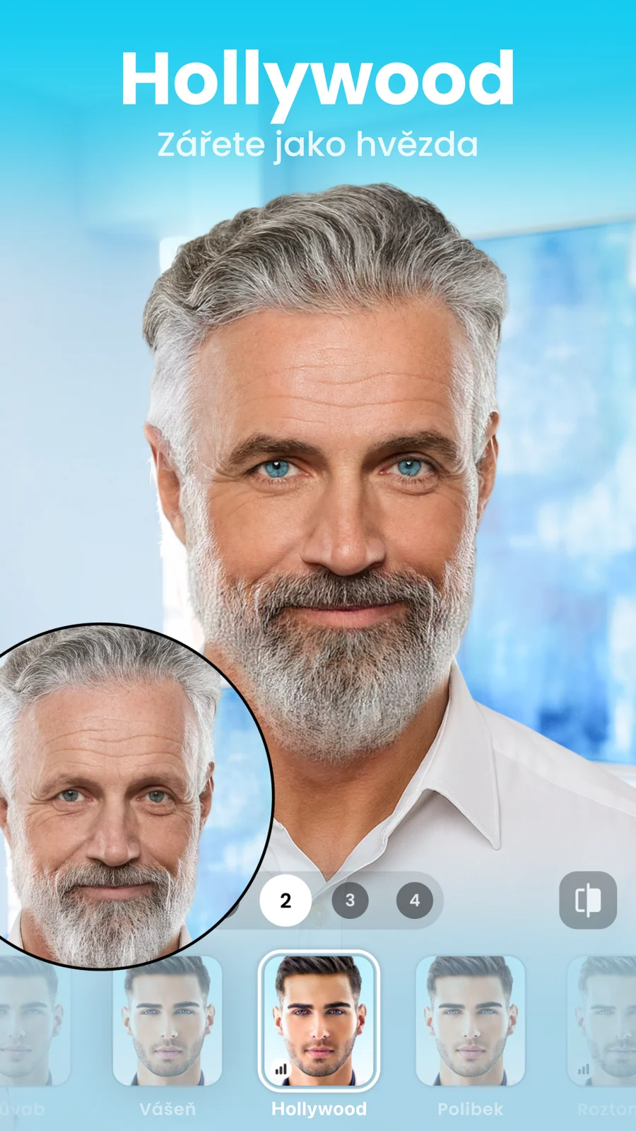 FaceApp: hollywoodský filtr