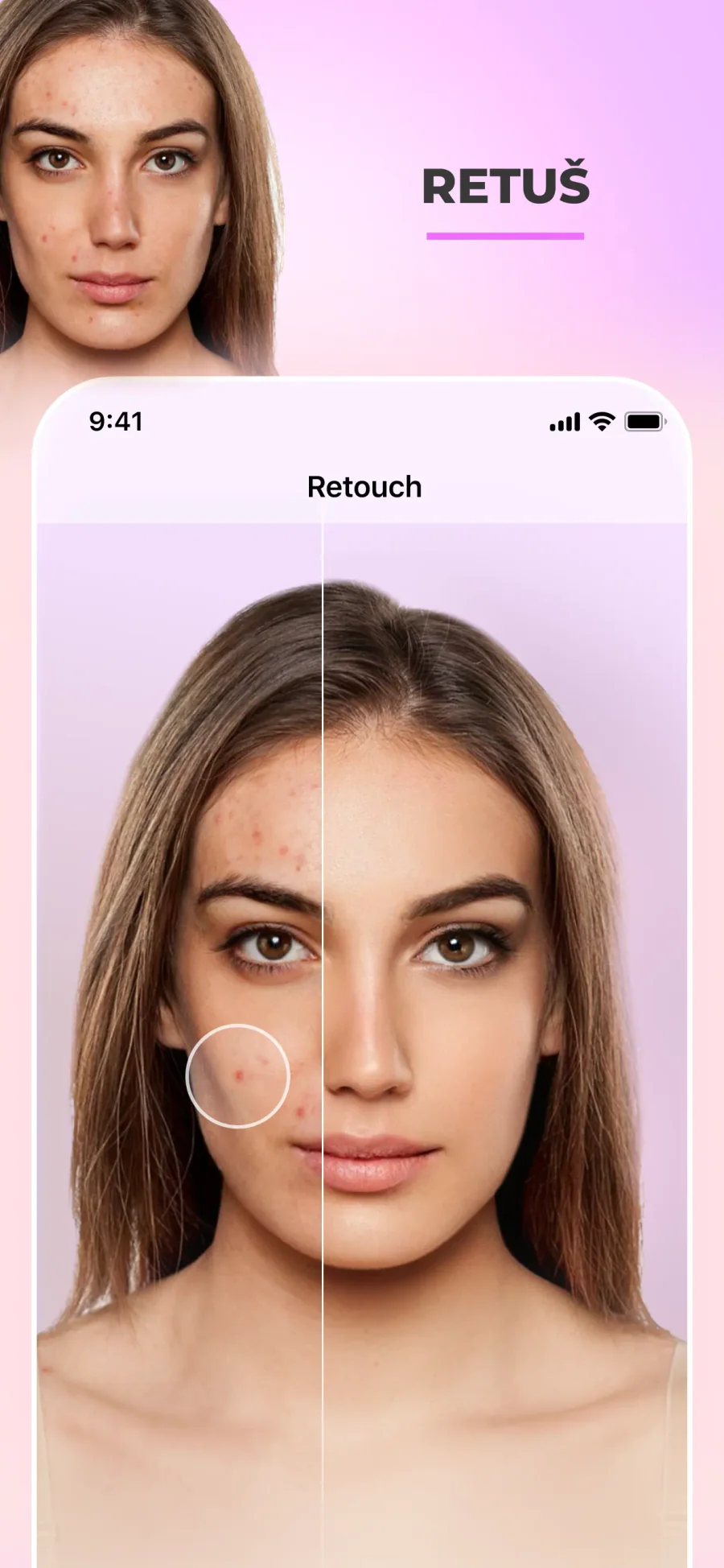 FaceApp: retuš pleti