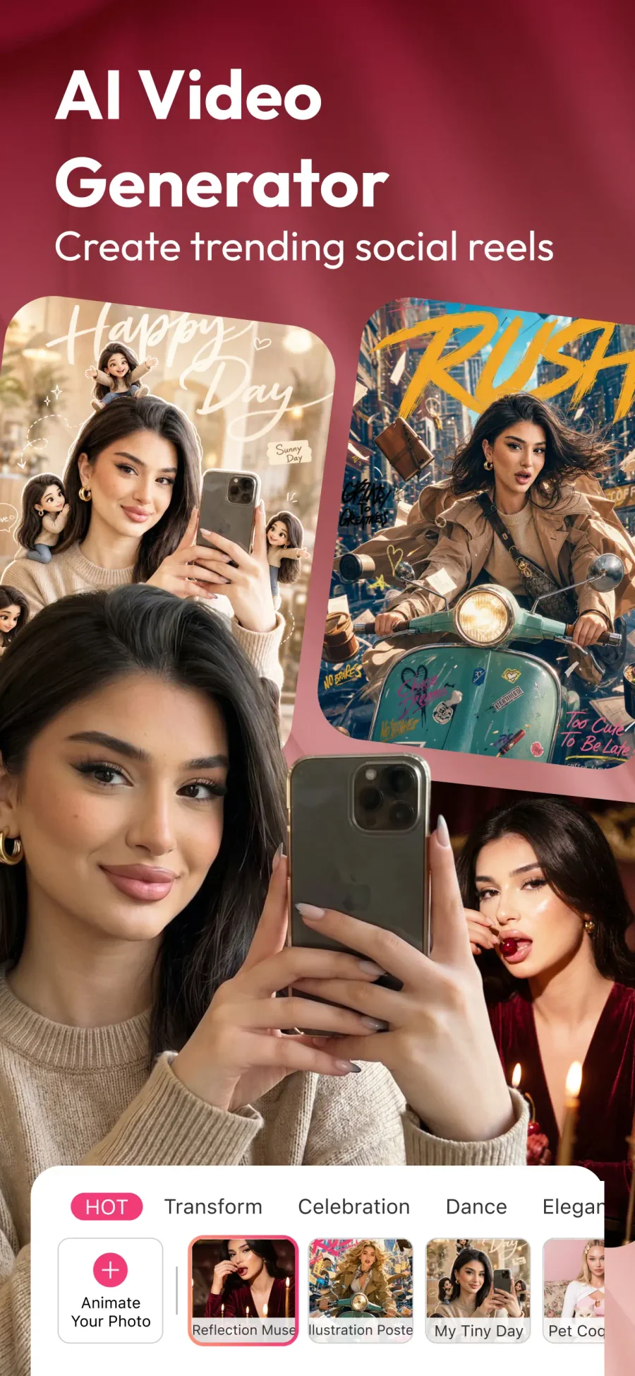 YouCam Makeup: tvorba videa z fotografie