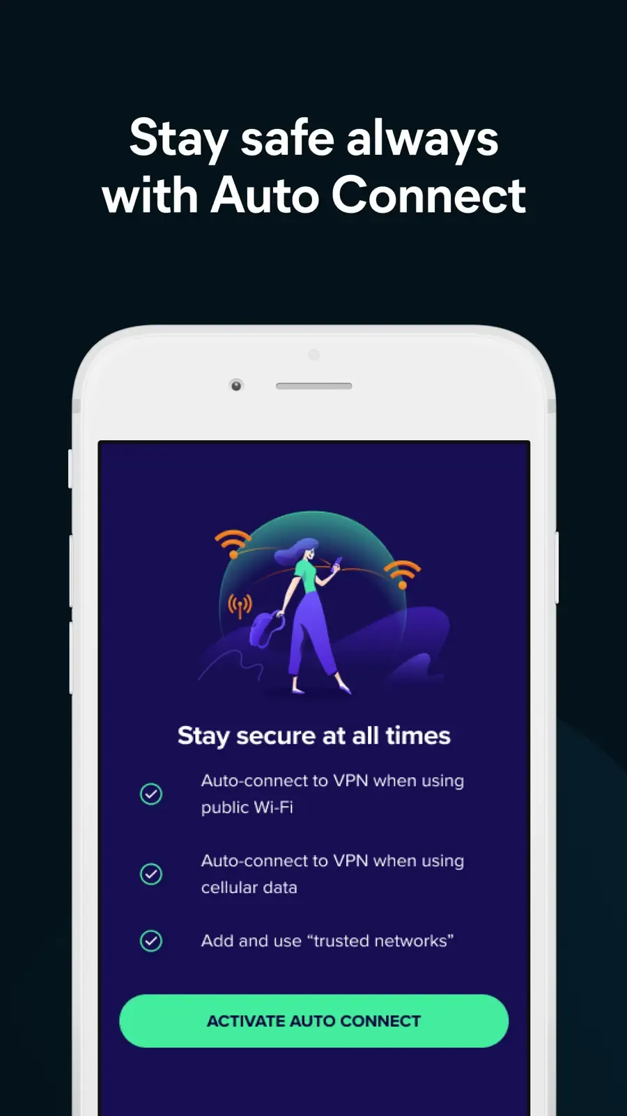 Nastavení automatického připojení v aplikaci Avast SecureLine VPN